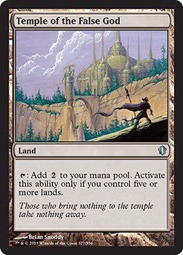 Temple of the False God (Commander 2013 Edition) Medium Play