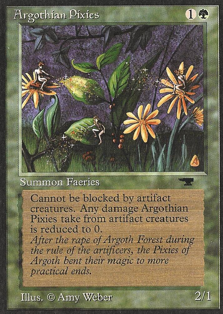 Argothian Pixies (Antiquities) Heavy Play