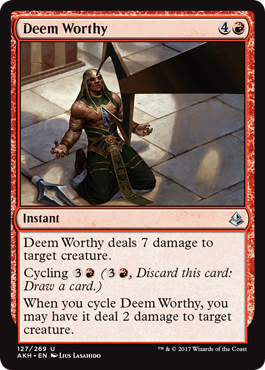Deem Worthy (Amonkhet) Near Mint