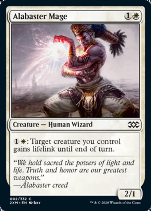 Alabaster Mage (Double Masters) Near Mint