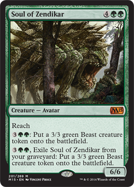 Soul of Zendikar (Magic 2015 Core Set) Medium Play