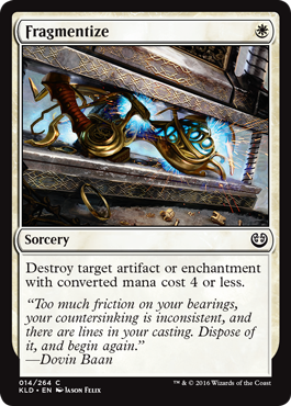 Fragmentize (Kaladesh) Damaged / Poor
