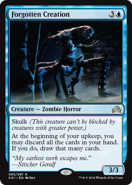 Forgotten Creation (Shadows Over Innistrad) Medium Play