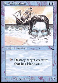 Merfolk Assassin (The Dark) Heavy Play