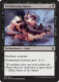 Debilitating Injury (Khans of Tarkir) Medium Play