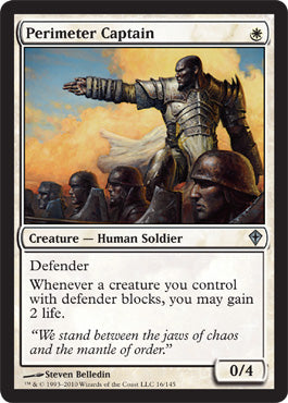 Perimeter Captain (Worldwake) Medium Play Foil