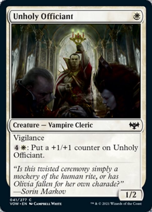 Unholy Officiant (Innistrad: Crimson Vow) Near Mint