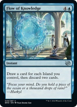 Flow of Knowledge (The Brothers' War) Near Mint Foil