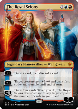 The Royal Scions (Borderless) (Throne of Eldraine) Near Mint