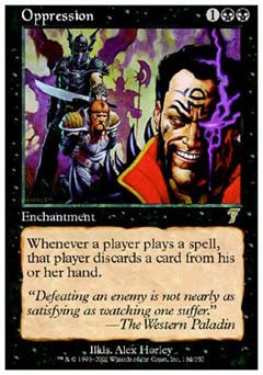 Oppression (7th Edition) Light Play