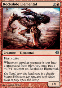 Rockslide Elemental (Shards of Alara) Medium Play