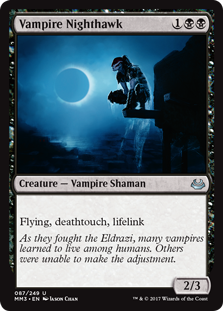 Vampire Nighthawk (Modern Masters 2017) Light Play
