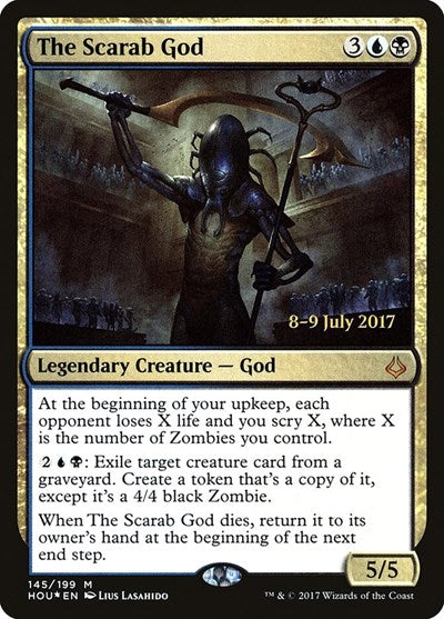 The Scarab God (Promos: Prerelease Cards) Medium Play Foil