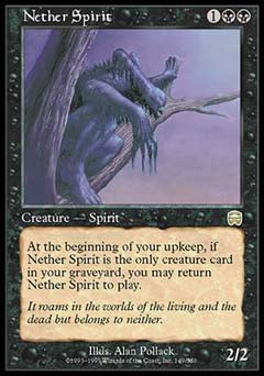 Nether Spirit (Mercadian Masques) Medium Play Foil