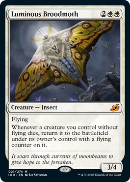 Luminous Broodmoth (Ikoria: Lair of Behemoths) Near Mint