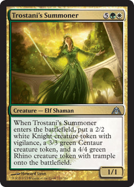 Trostani's Summoner (Dragon's Maze) Light Play Foil
