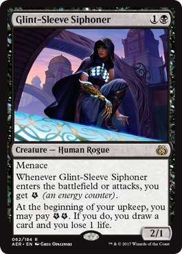 Glint-Sleeve Siphoner (Aether Revolt) Medium Play Foil