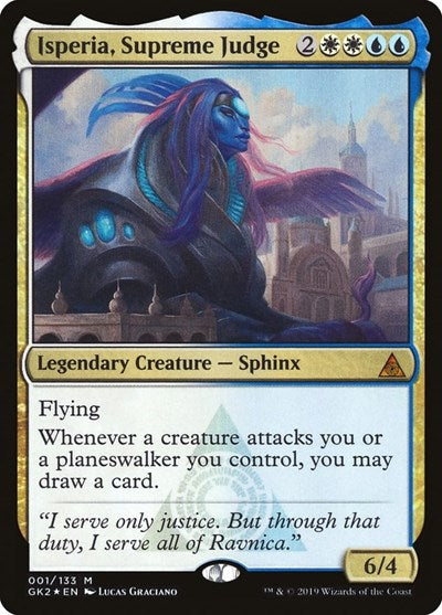 Isperia, Supreme Judge (Ravnica Allegiance: Guild Kits) Light Play Foil