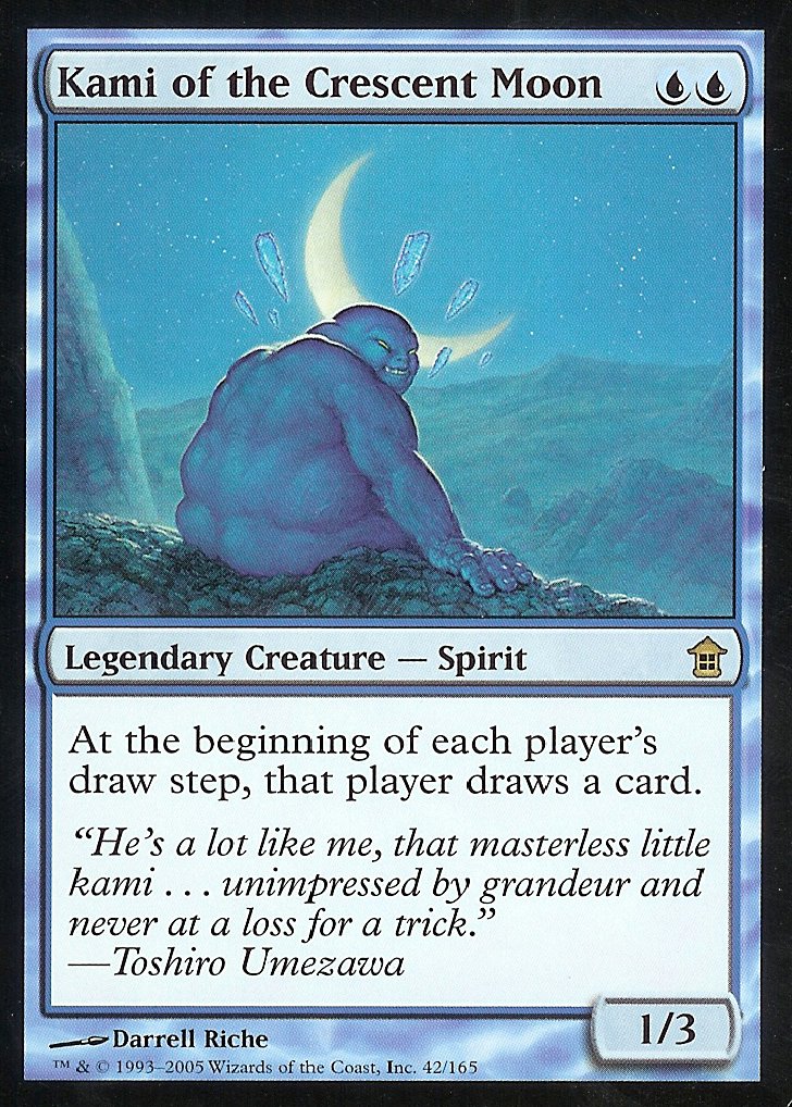 Kami of the Crescent Moon (Saviors of Kamigawa) Medium Play