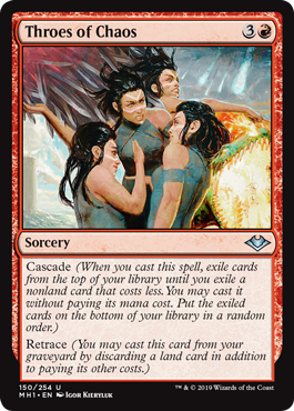 Throes of Chaos (Modern Horizons) Near Mint Foil