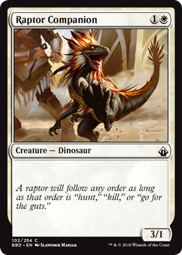 Raptor Companion (Battlebond) Medium Play
