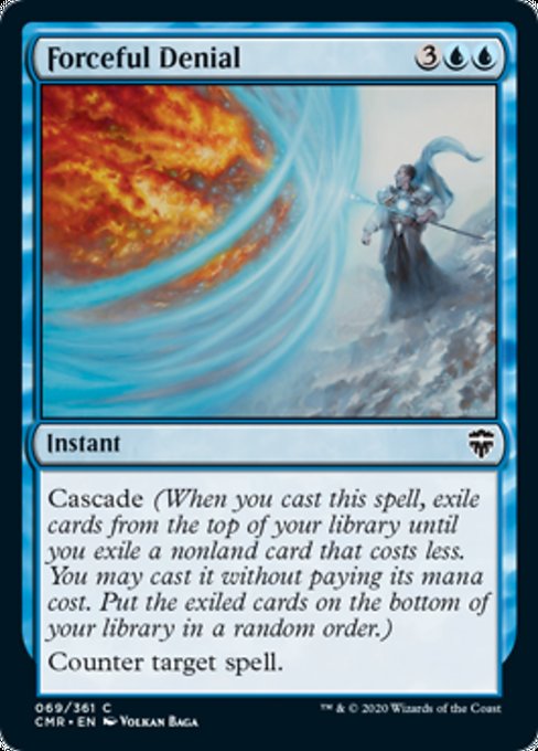 Forceful Denial (Commander Legends) Near Mint Foil
