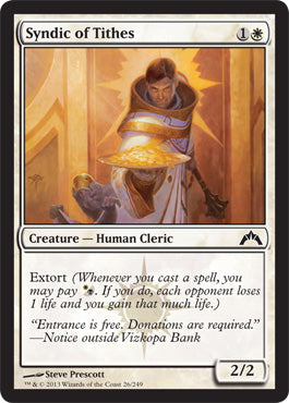 Syndic of Tithes (Gatecrash) Near Mint Foil