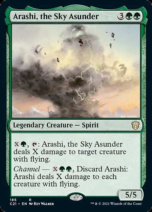 Arashi, the Sky Asunder (Commander 2021 Strixhaven) Light Play
