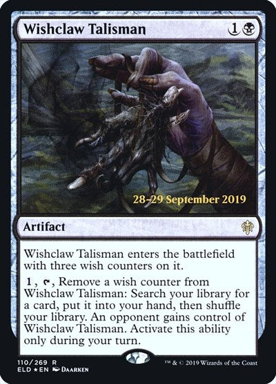 Wishclaw Talisman (Promos: Prerelease Cards) Light Play Foil