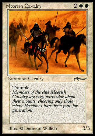 Moorish Cavalry (light circle) (Arabian Nights) Medium Play