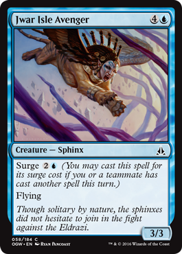 Jwar Isle Avenger (Oath of the Gatewatch) Near Mint Foil