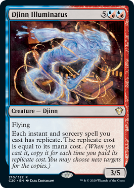 Djinn Illuminatus (Commander 2020 Ikoria) Near Mint