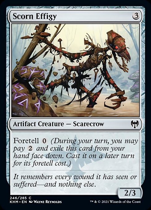 Scorn Effigy (Kaldheim) Light Play