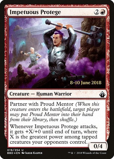 Impetuous Protege (Promos: Launch Party and Release Event) Near Mint Foil