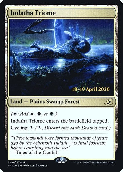Indatha Triome (Promos: Prerelease Cards) Near Mint Foil