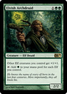 Elvish Archdruid (Magic 2010 Core Set) Medium Play