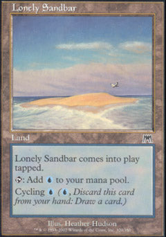 Lonely Sandbar (Onslaught) Light Play Foil