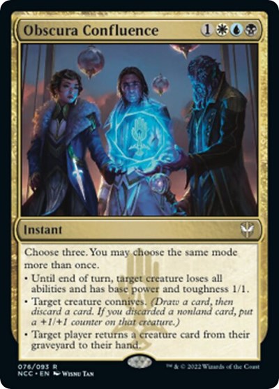 Obscura Confluence (Commander: Streets of New Capenna) Near Mint