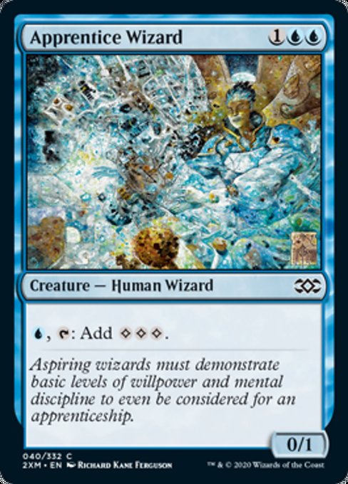 Apprentice Wizard (Double Masters) Near Mint Foil