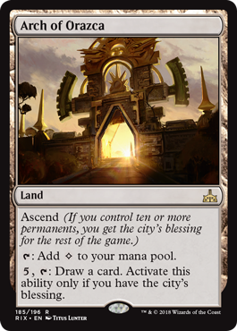 Arch of Orazca (Rivals of Ixalan) Medium Play