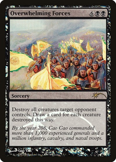 Overwhelming Forces (Promos: Judge) Light Play Foil