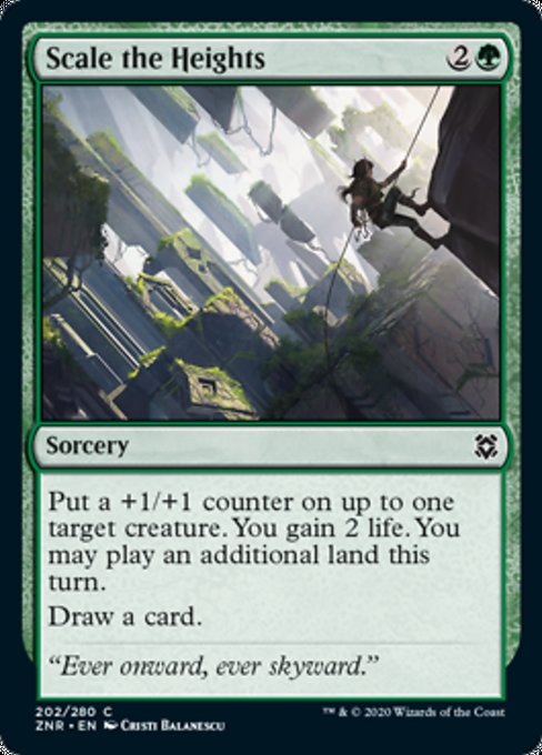 Scale the Heights (Zendikar Rising) Medium Play