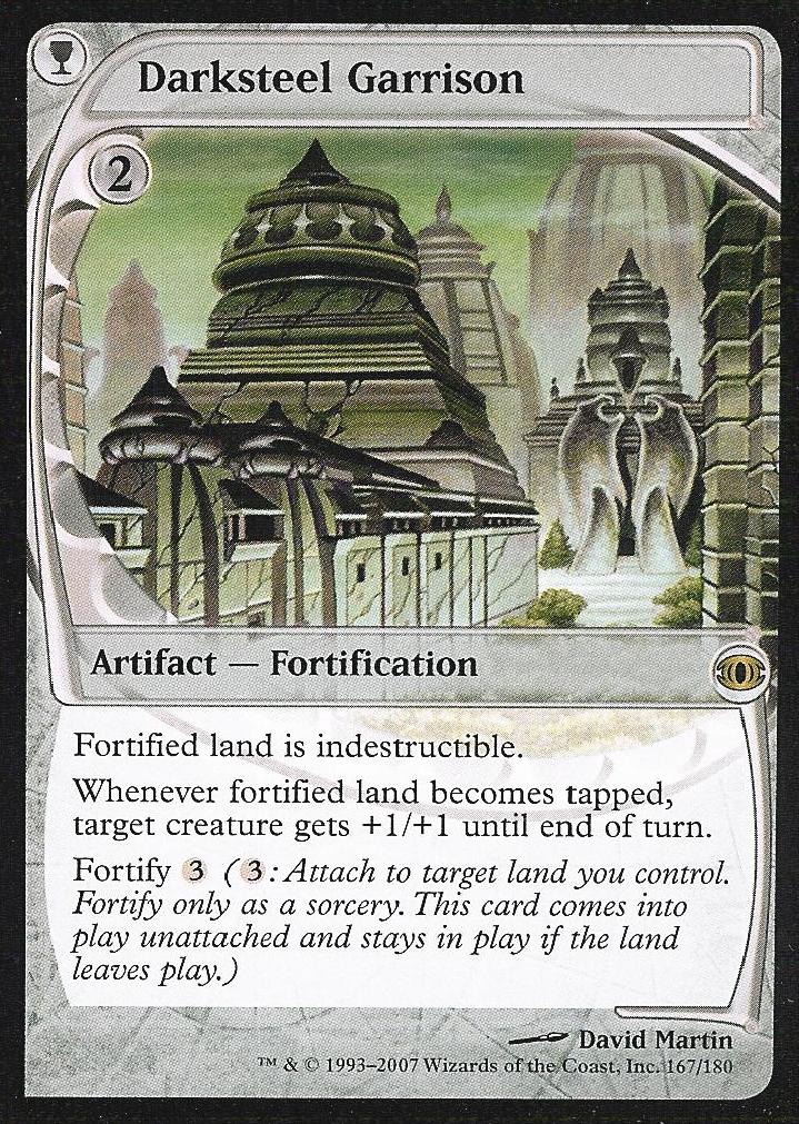 Darksteel Garrison (Futuresight) Light Play Foil