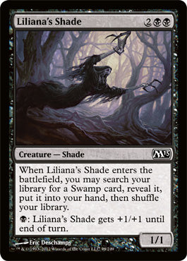 Liliana's Shade (Magic 2013 Core Set) Medium Play Foil