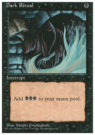 Dark Ritual (4th Edition) Damaged / Poor