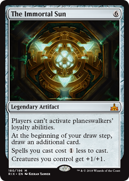 The Immortal Sun (Rivals of Ixalan) Near Mint