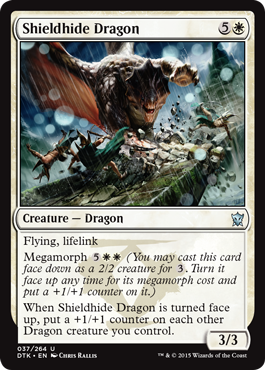 Shieldhide Dragon (Dragons of Tarkir) Near Mint Foil