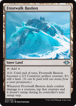 Frostwalk Bastion (Modern Horizons) Near Mint