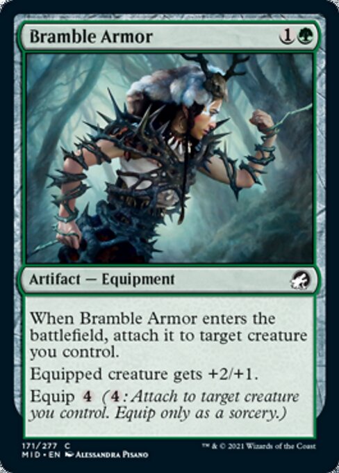 Bramble Armor (Innistrad: Midnight Hunt) Medium Play