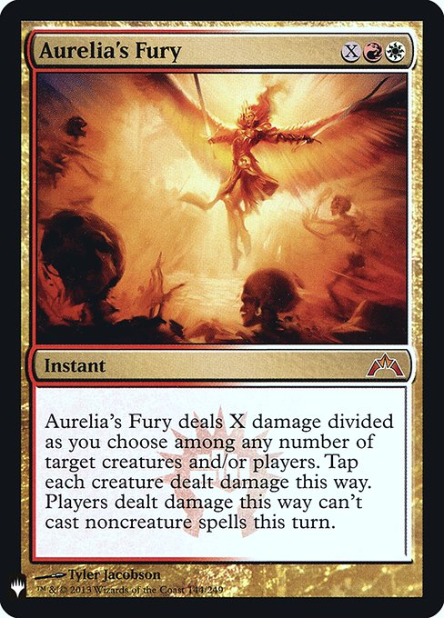 Aurelia's Fury (Mystery Booster Retail Edition Foils) Near Mint Foil